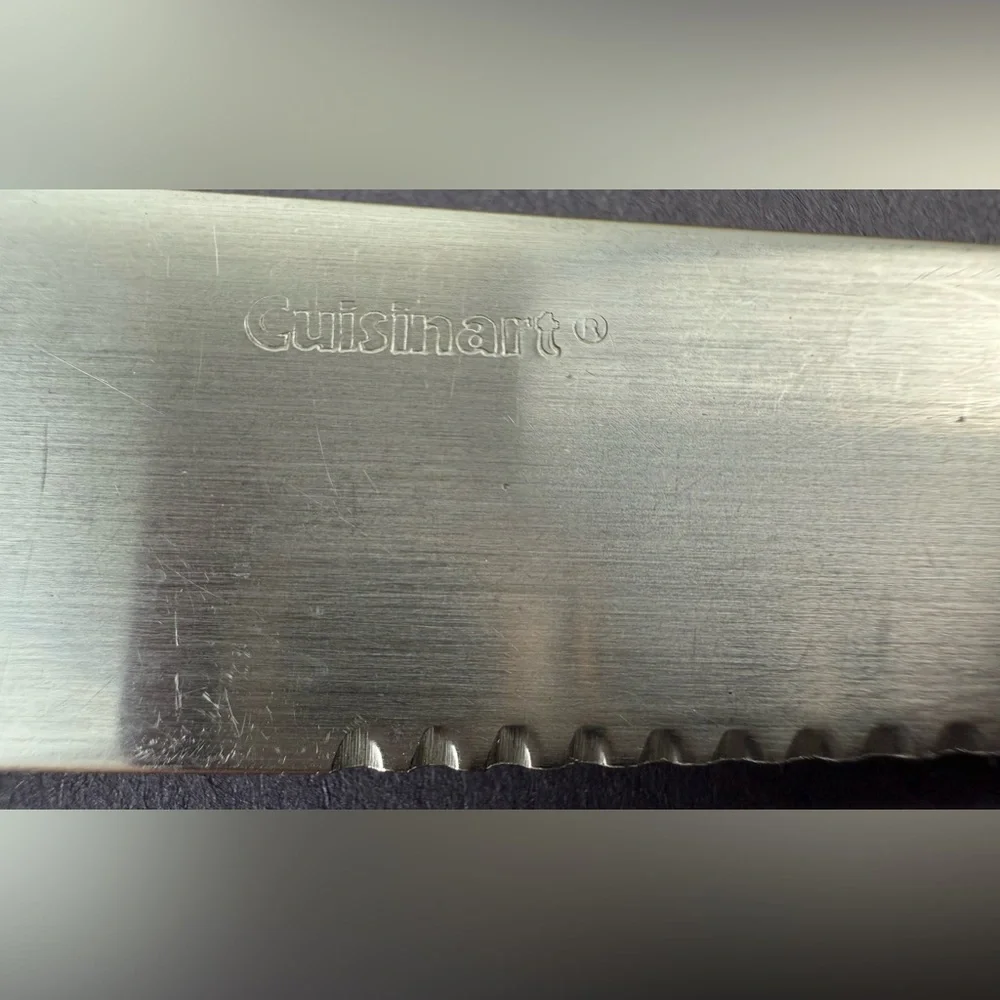 CUISINART Annapolis Stainless‎ Dinner Knifes Set of 8 Silverware Flatware